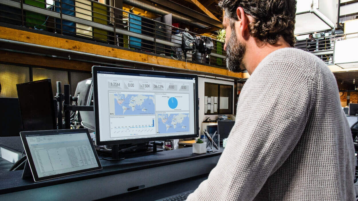 power bi empresa fabricación