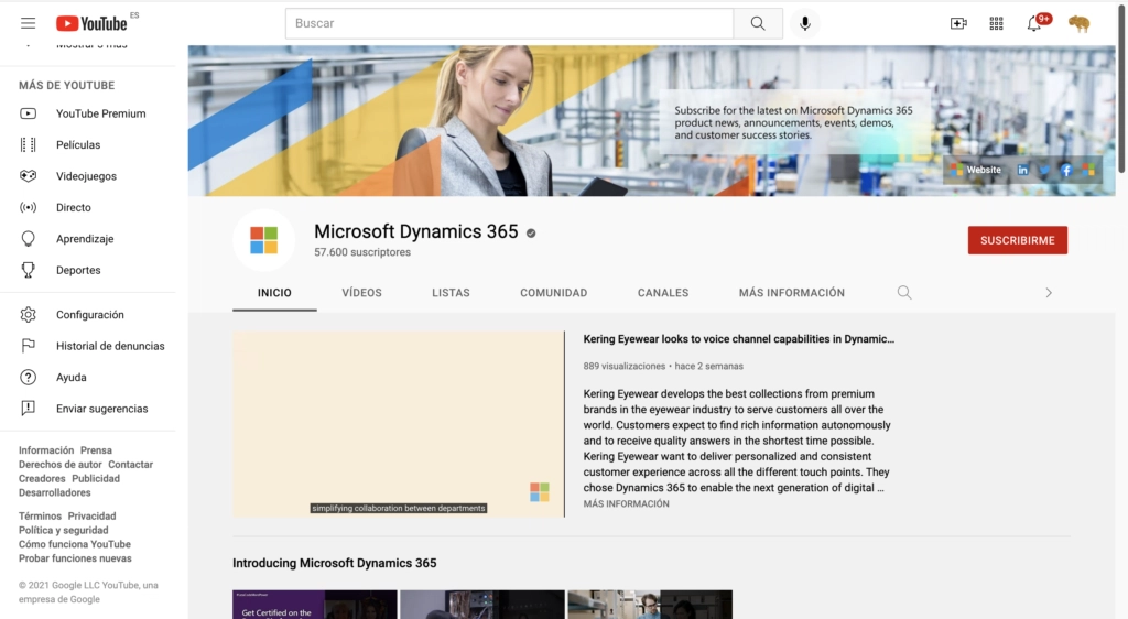 YouTube Dynamics 365 Business Central Obliku Tutorial